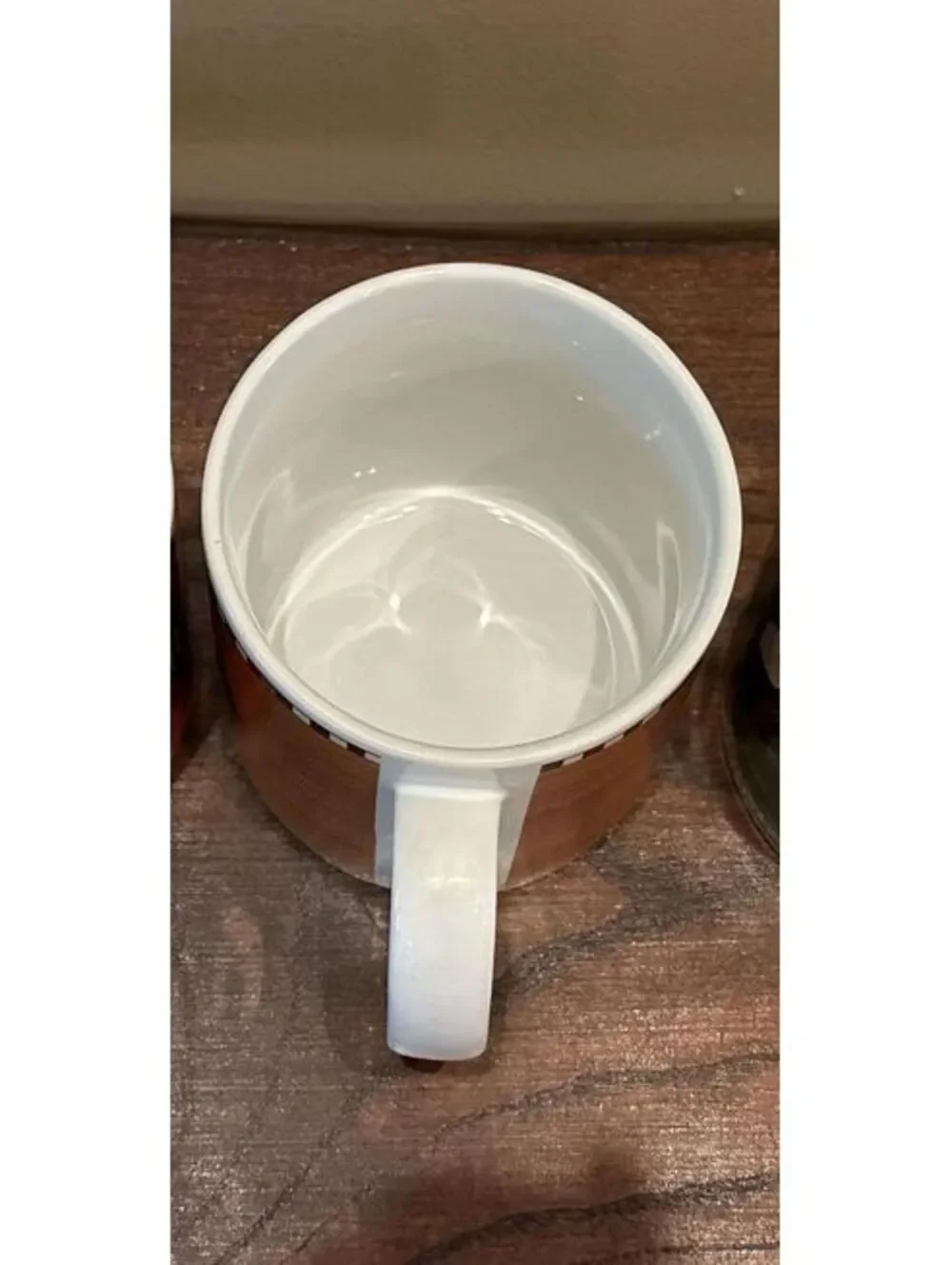 Vintage Sakura Oneida Country Quartet Warren Kimble Rooster 12oz Orange Mug |